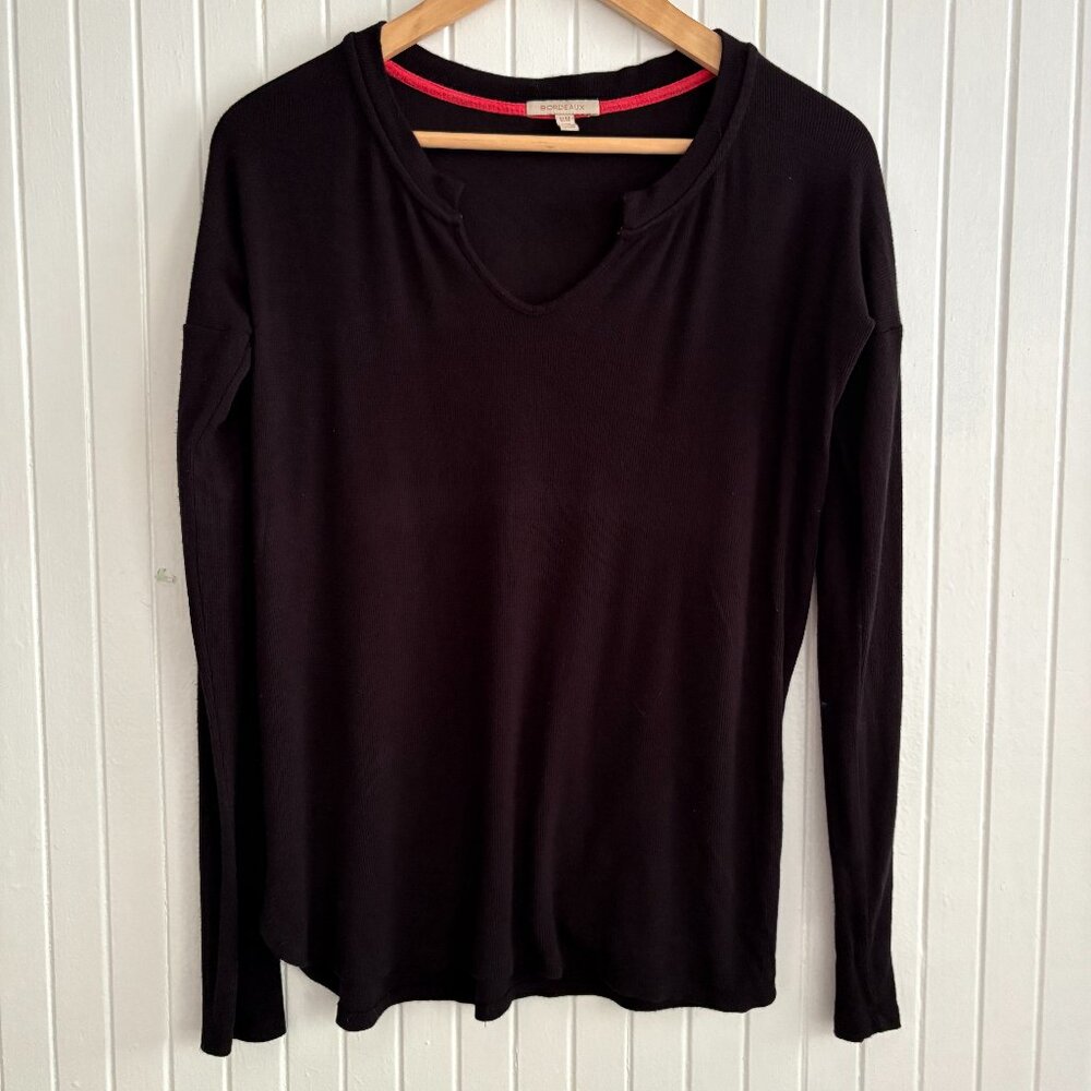Soft Long Sleeve V-Neck Top